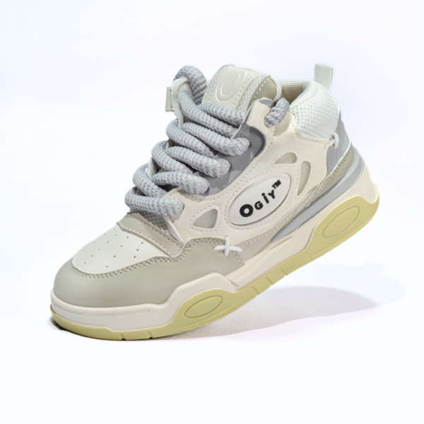 Tenis Ogiy Halo ‣Gris‣Blanco‣Negro‣ (Hombre)