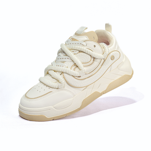 Tenis Ogiy Orion ‣Negro‣Beige‣Blanco‣ (Hombre)