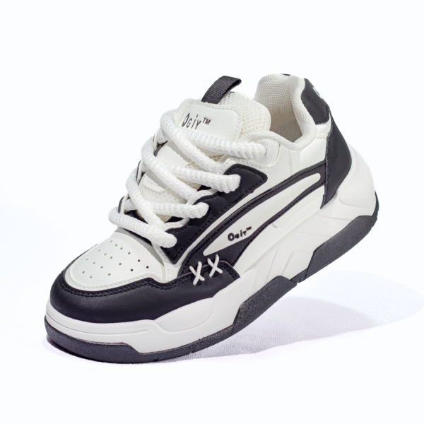 Tenis Casual UrbanX ‣Cafe‣B/N‣Negro‣(Hombre)