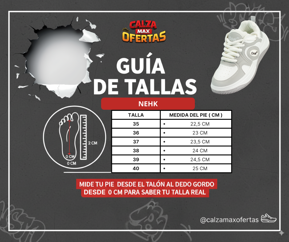Guía de tallas