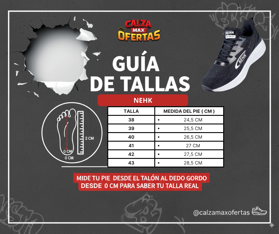 Guía de tallas