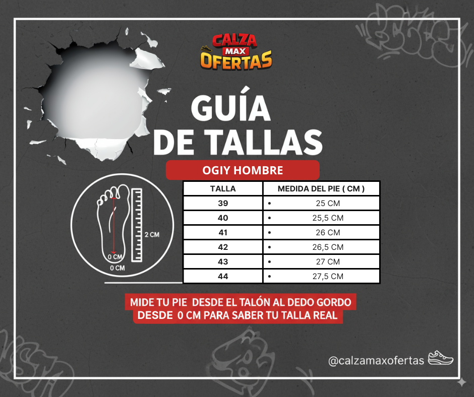 Guía de tallas