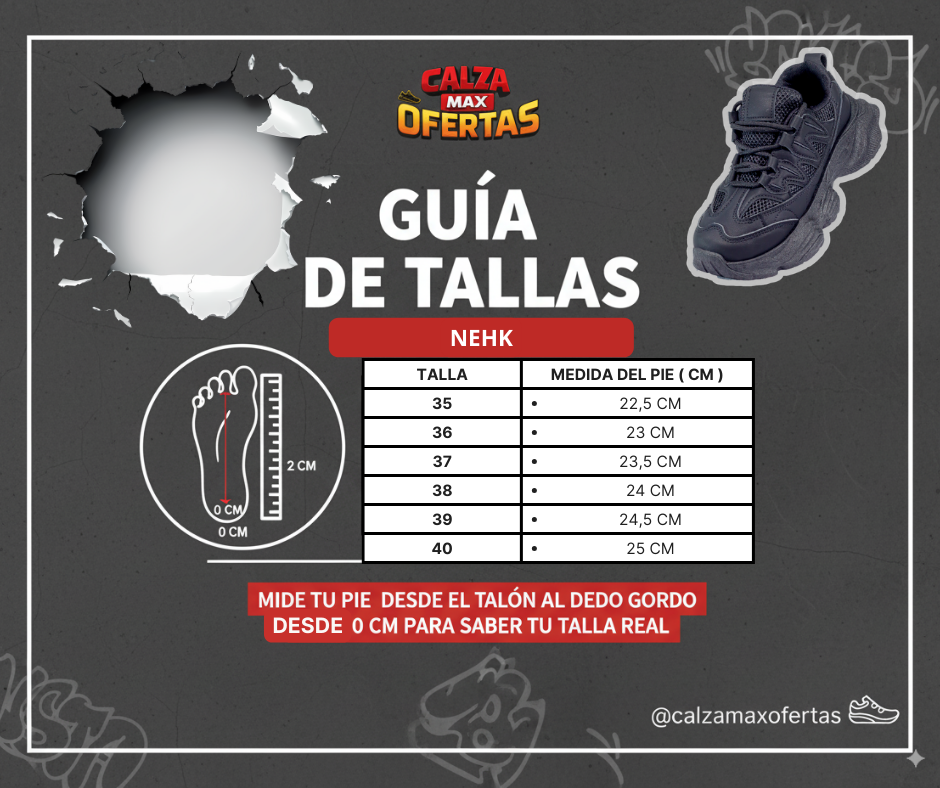 Guía de tallas