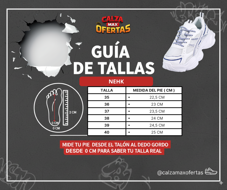 Guía de tallas