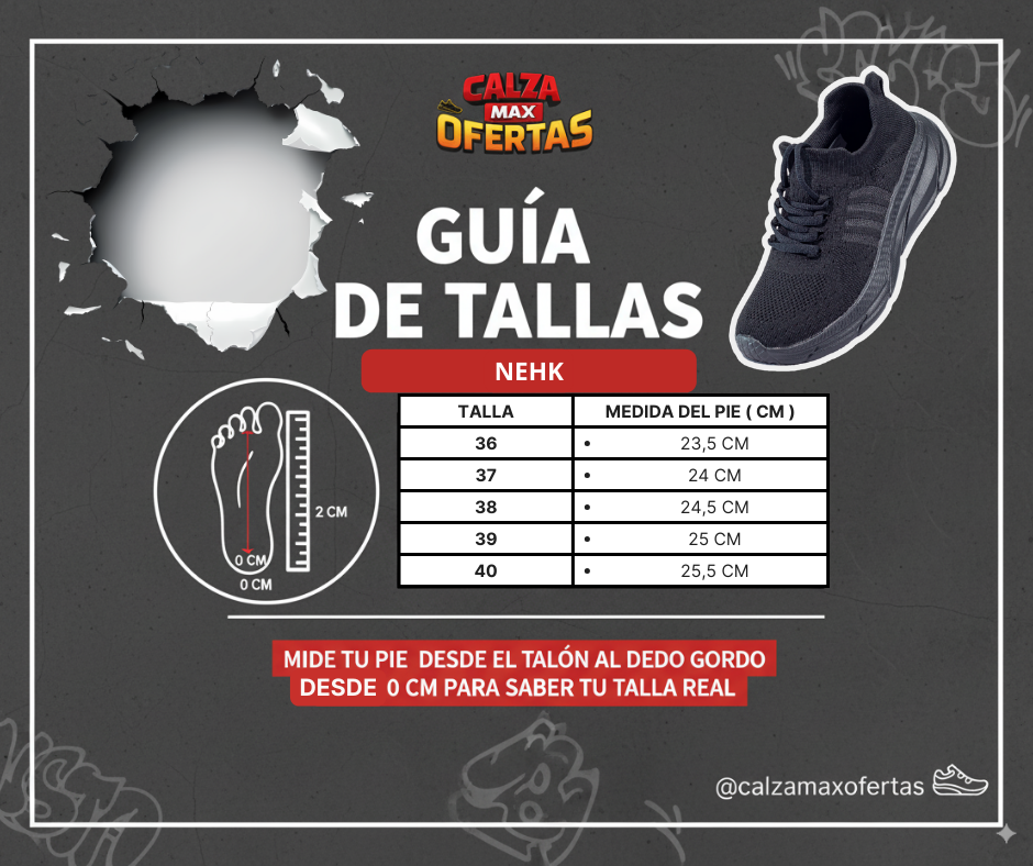 Guía de tallas