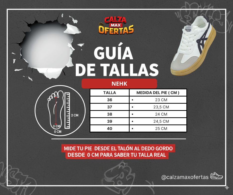 Guía de tallas