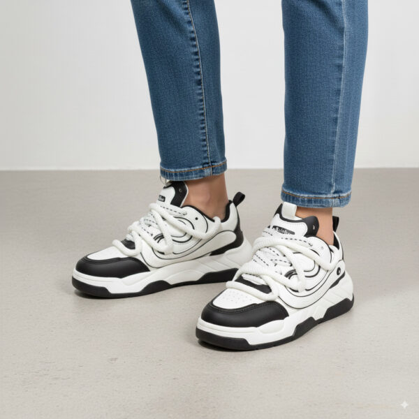 Tenis Casual Orion ‣Negro‣Beige‣Blanco‣