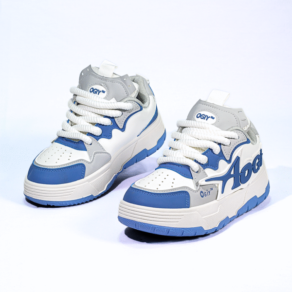 Tenis Casual Nova ‣Azul‣Negro‣Blanco‣(Hombre)