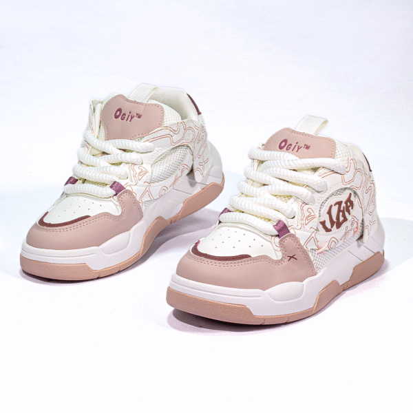 Tenis Casual Lyra ‣Rosado‣Negro‣Blanco‣Verde‣