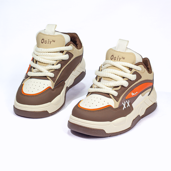 Tenis Casual UrbanX ‣Cafe‣B/N‣Negro‣(Hombre)