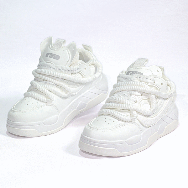 Tenis Ogiy Orion ‣Negro‣Beige‣Blanco‣ (Hombre)