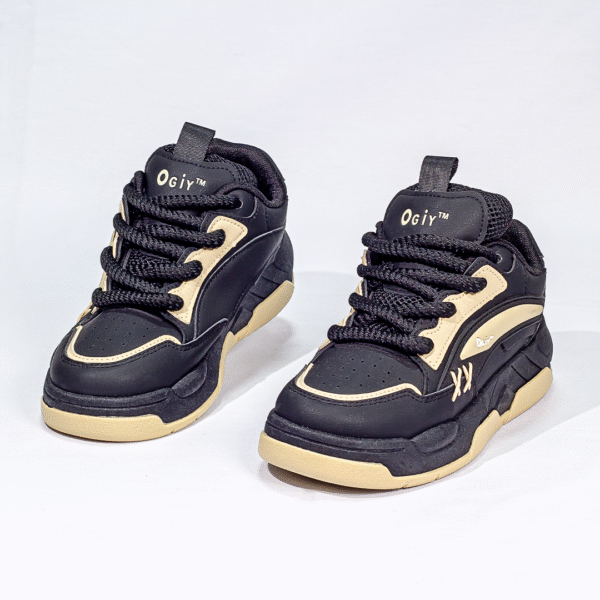 Tenis Casual UrbanX ‣Cafe‣B/N‣Negro‣(Hombre)