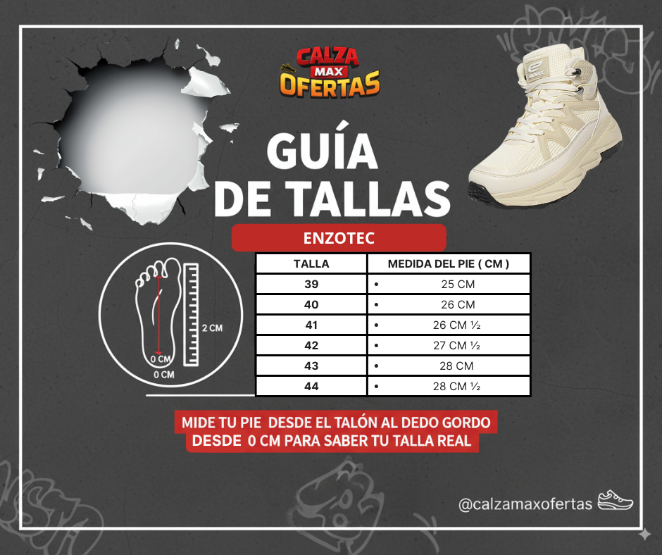 Guía de tallas