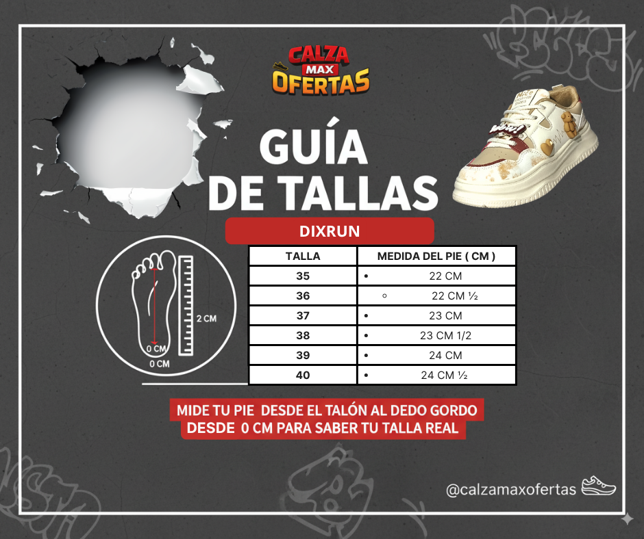 Guía de tallas