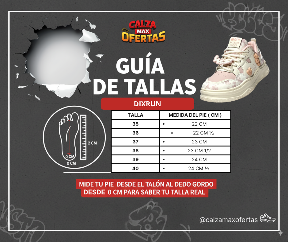 Guía de tallas