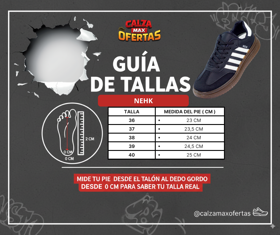 Guía de tallas