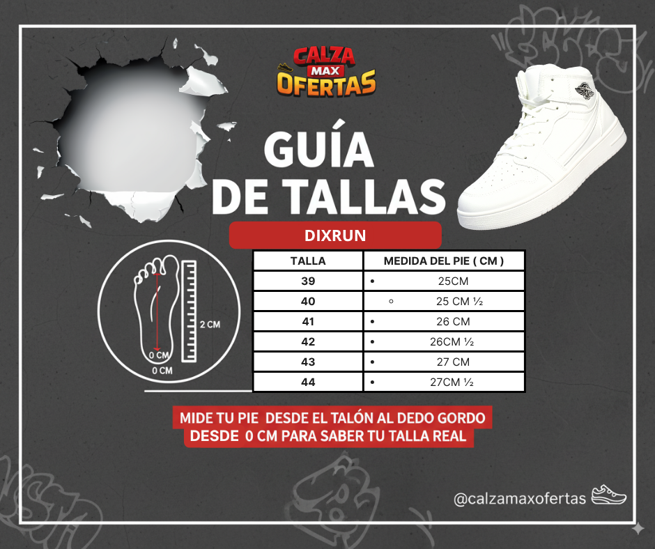 Guía de tallas