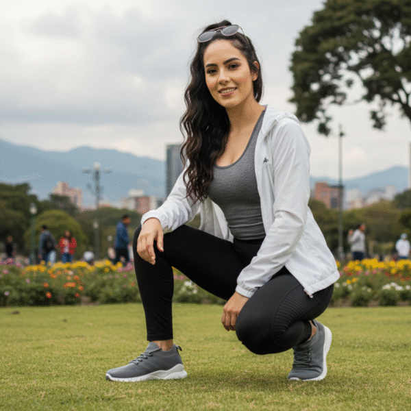 Tenis Enzotec Nubyx ‣Gris‣Blanco‣Negro‣