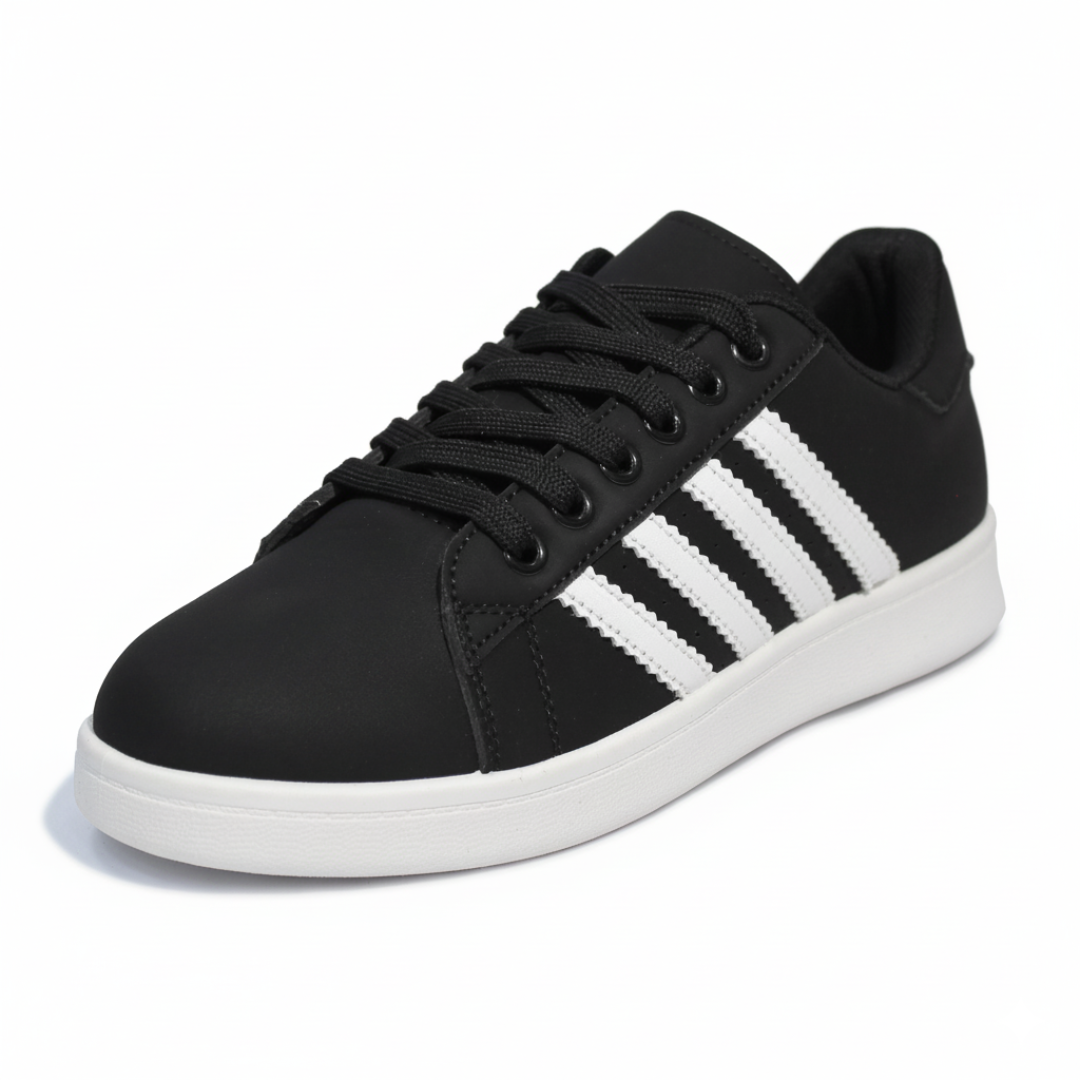 Tenis Enzotec Solaro ‣Negro‣Blanco‣