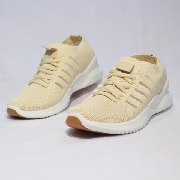 Tenis Enzotec Veluna ‣Beige‣Blanco‣