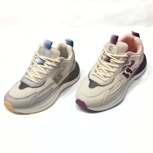TENIS CASUAL AURA GRIS/ROSA ref: 25018-15